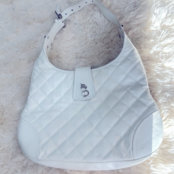Burberry white leather quilt bag - Picture 2 of 8
